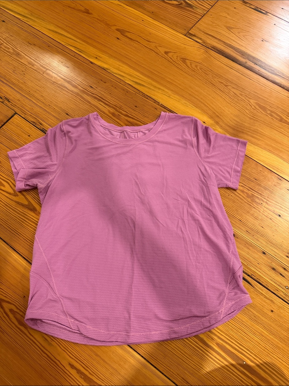 Lululemon purple mesh top